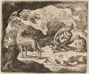 Der Wolf und die Affen