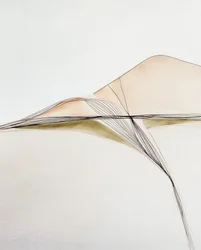Abstrakte Fließende Landschaft