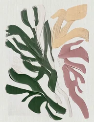Abstrakte Monstera-Blätter