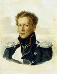 Sergei Lanskoi, Offizier der Garde