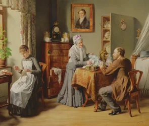 Das Polieren des Porzellans, 1889