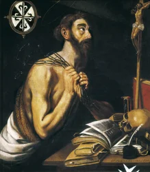 Der reuige Heilige Dominikus