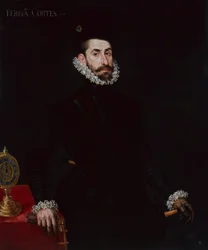 Porträt von Hernan Cortes
