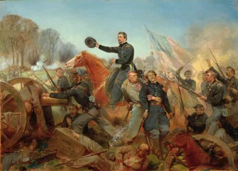 Schlacht in der Wildnis, Angriff bei Spotsylvania Court House, Virginia, 1865