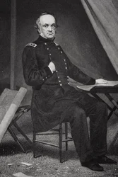 Porträt von Henry Wager Halleck (1815-72)