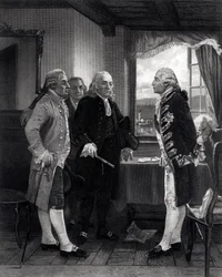 Die Friedenskonferenz auf Staten Island, Interview zwischen Lord Howe und dem Kongressausschuss, 11. September 1776