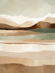 Abstrakte erdige Landschaft