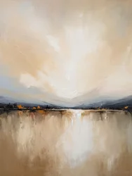 Goldene Lichtreflexionen