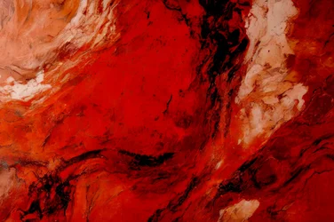 Geschmolzene rote Wirbel