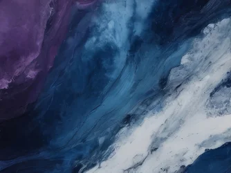 Lila-blauer Ozeanfluss