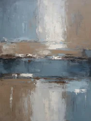 Serene Abstrakte Landschaft