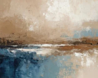 Serene abstrakte Landschaft