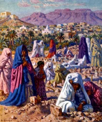 Muslimischer Friedhof in Nordafrika