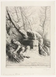 Der Tod und der Holzfäller, 1881