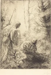 Der Tod und der Holzfäller, 2. Platte