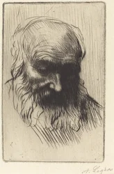Kopf eines alten Mannes (Etude de tete)