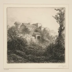 Der Bauernhof auf dem Hügel