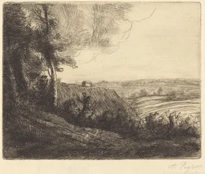 Landschaft: Weg nach Horville
