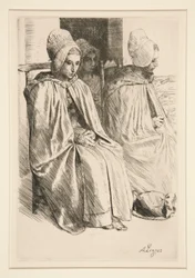 Bäuerinnen in der Umgebung von Boulogne