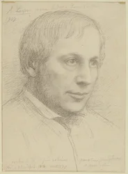 Porträtkopf von Alfred Stevens