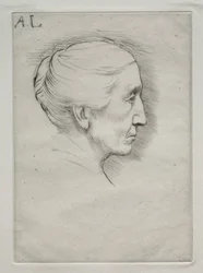 Porträt von Mme. Emily Hughes (1. Platte)