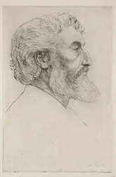 Porträt von Sir Frederick Leighton (Erste Platte)