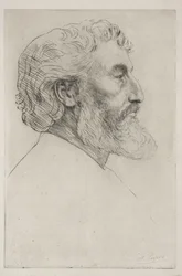 Porträt von Sir Frederick Leighton (Erste Platte)
