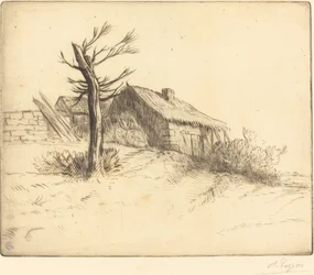 Reetgedecktes Cottage (Chaumiere)