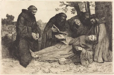 Der Tod des Heiligen Franziskus (La mort de St. Francois)