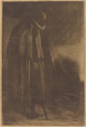 Reisender sucht Schutz (Le voyageur à l