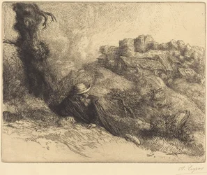 Ansicht eines Schlosses (Château des Revenants)