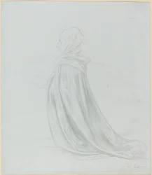 Frau im Mantel