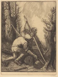 Die Holzfäller, 3. Tafel