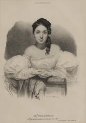Porträt von Mademoiselle Juliette Drouet