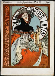 Au Quartier Latin, gedruckt von Paul Dupont