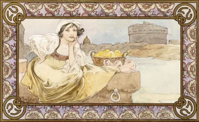 Italienisches Mädchen, 1900