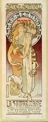La Samaritaine mit Schauspielerin Sarah Bernhardt, Stück von Edmond Rostand