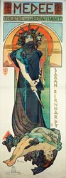 Medea, mit Sarah Bernardt