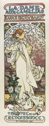 Die Kameliendame (La dame aux camélias). 1896 (Lithografie)