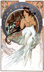 Die Allegorie der Musik, Druck 1898
