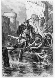 Nordische Boote belagern Paris, aus 