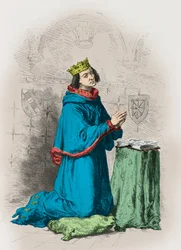 Porträt von König Karl 2 von Navarra, genannt der Schlechte