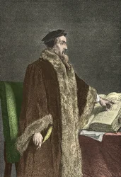 Porträt von Jean Calvin (Gravur)