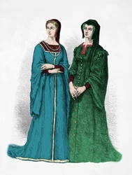 Porträt von Louise de Savoie und Marguerite de Valois