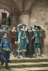 Der Marquis de Cinq Mars und François Auguste de Thou auf dem Weg zu ihren Hinrichtungen