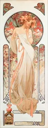 Werbeplakat für den Duft „Sylvanis Essence“, 1899 - Maße 21 x 61 cm - Privatsammlung