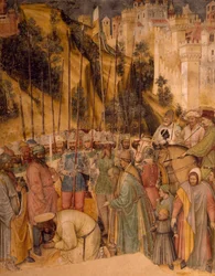 Die Enthauptung des Hl. Georg, Episoden aus dem Leben des Hl. Georg