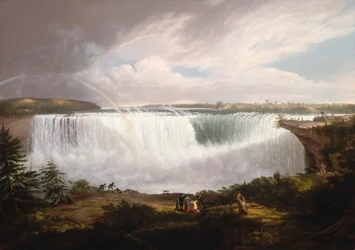 Der Große Hufeisenfall, Niagara, 1820