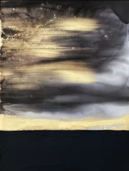 Abstrakter Goldener Horizont
