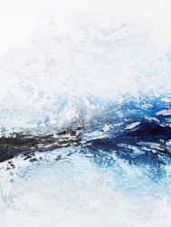Arktisches Blau Abstrakt